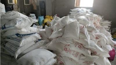 ضبط مصنع بدون ترخيص لإنتاج الأسمدة والمخصبات الزراعية المغشوشة بالقليوبية