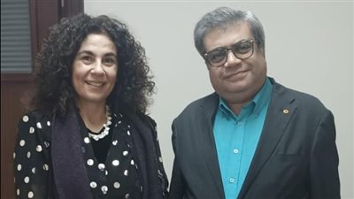 القس رفعت فكري يستقبل المديرة التنفيذية للحوار بمجلس الكنائس العالمي