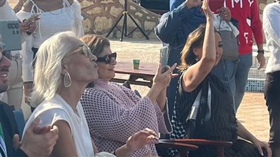 نجوم الفن في افتتاح اليوم الفلسطيني بمهرجان الفيوم السينمائي (صور)