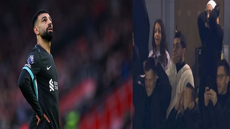 محمد صلاح وزوجته،