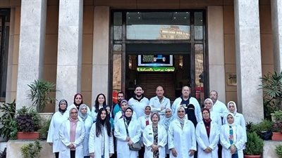 القومي للبحوث يطلق قافلة طبية مجانية للمواطنين بالجيزة (صور)