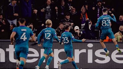 وسط شغب من الجماهير، أندرلخت يتعادل مع فنربخشة 1ـ1 بالشوط الأول