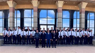 الكلية المصرية لعلوم الطيران تستقبل دفعة جديدة من الطلاب