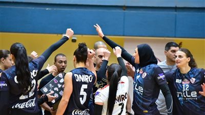 سيدات طائرة الزمالك يفزن على الزهور في الدوري الممتاز 
