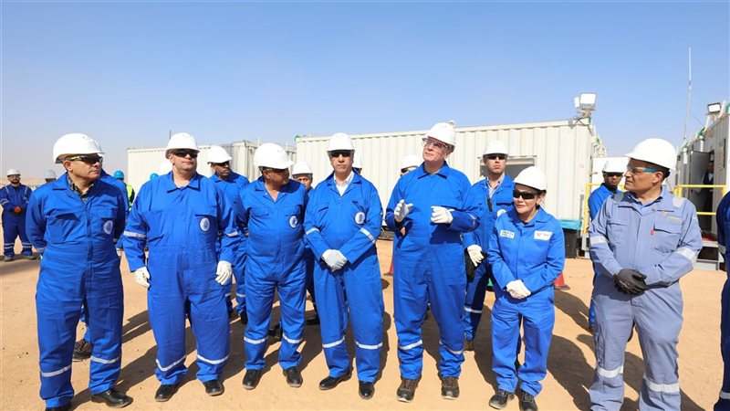 بدوي أثناء الزيارة،