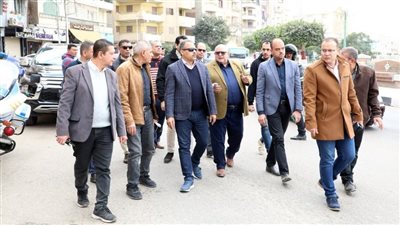محافظ الشرقية يتفقد المحاور المرورية الجديدة بالزقازيق 