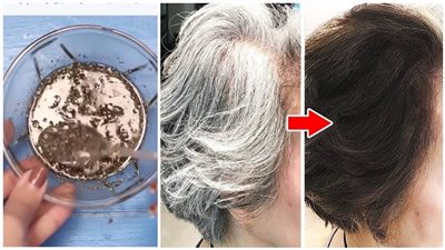 6 وصفات طبيعية لتغطية الشعر الأبيض والحفاظ عليه