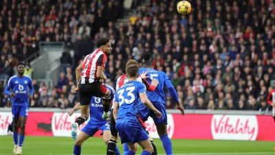 الدوري الإنجليزي، برينتفورد يتقدم على ليستر سيتي 3-1 في الشوط الأول 