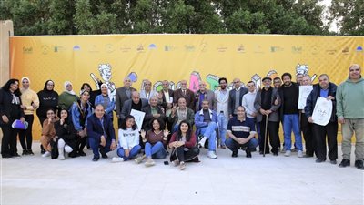 ختام فعاليات مسابقة الكاريكاتير الدولية 