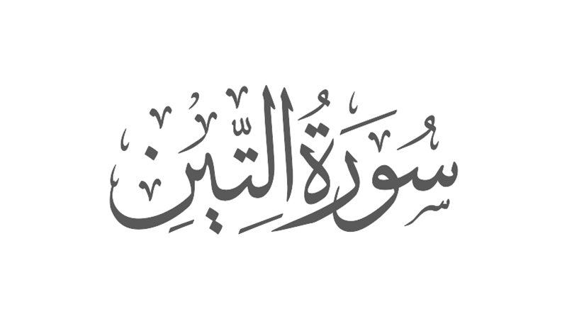  أسماء سورة التين