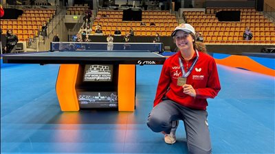 بعد برونزية بطولة العالم، هنا جودة تعود للدوري الفرنسي في تنس الطاولة