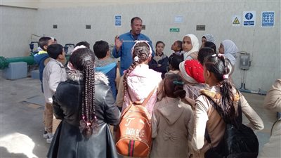  نشر الوعي المائي، مياه الفيوم تستقبل وفود 23 مدرسة وكلية من بداية الدراسة