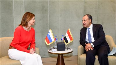 تفاصيل لقاء وزير الخارجية مع نظيرته السلوفينية (صور)