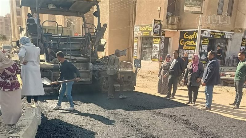 رصف امتداد شارع بورسعيد