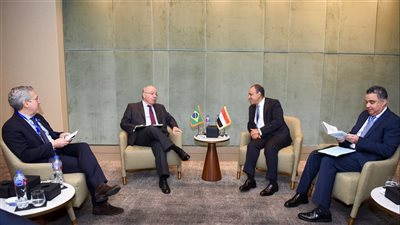 وزير الخارجية يناقش مع نظيره البرازيلي تطورات الأوضاع في الشرق الأوسط (صور)