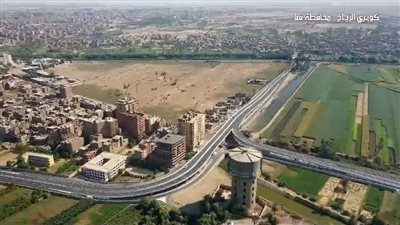 النقل تبرز مشروع كوبري الرياح في قنا (صور)