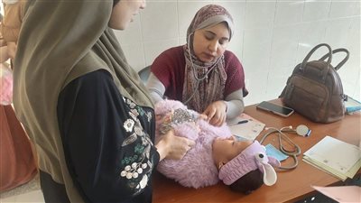 جامعة الفيوم تنظم قافلة تنموية طبية شاملة لخدمة أهالي قرية فرقص بطامية