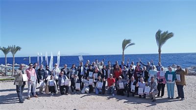 فريق ريادة الأعمال بجامعة القناة ينهي تدريب برنامج Rally Ripple (صور)