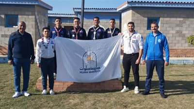 وفد جامعة حلوان يشارك في المعسكر التوعوي للجوالة