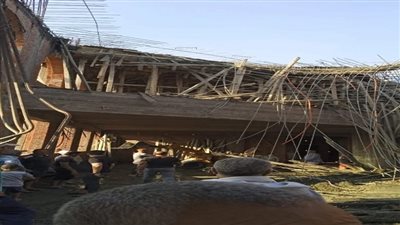 وفاة وإصابة 3 أشخاص في انهيار سقف مسجد تحت الإنشاء بالشرقية 