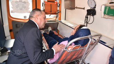 نجاة محافظ بورسعيد من الصعق الكهربائي وإصابة حارسه الشخصي