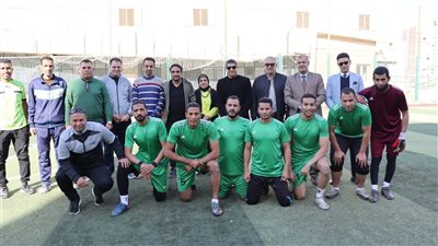 فريق مياه الشرب بطلا لدوري المصالح الحكومية لكرة القدم بالفيوم