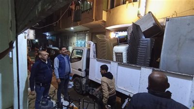 حملة مسائية لرفع كفاءة الشوارع ببولاق الدكرور (صور)