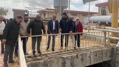 رئيس جهاز القاهرة الجديدة يتفقد روافع الصرف الصحي