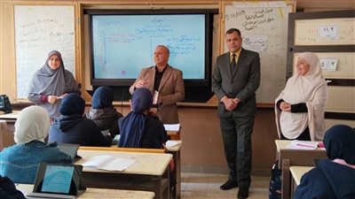 مدير تعليم دمياط يستقبل وفدًا وزاريًا ويتفقد مدارس المحافظة