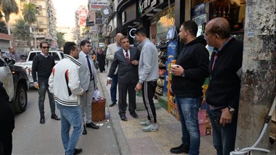 محافظ الدقهلية يتفقد مستوي النظافة بشوارع المنصورة (صور)