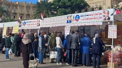 افتتاح سوق اليوم الواحد بالعمرانية لتوفير السلع بأسعار مخفضة