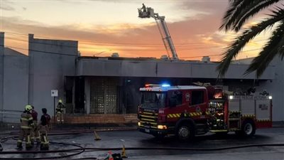 حريق في كنيس يهودي بمدينة ملبورن الأسترالية (فيديو)