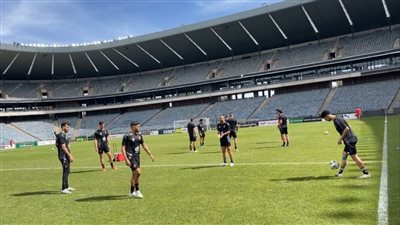 الأهلي يخوض مرانه الأخير في جنوب إفريقيا قبل مواجهة أورلاندو (فيديو)