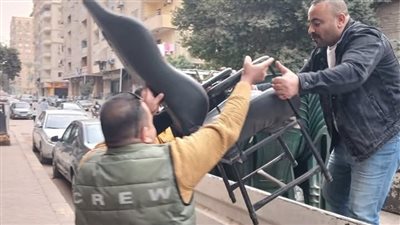 حملة مكبرة لإزالة الإشغالات بالعمرانية (صور)