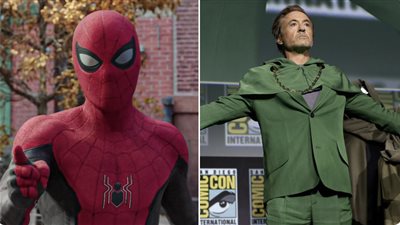 روبيرت داوني جونيور يظهر في مشهد شرفي بفيلم SpiderMan4
