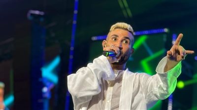 بحضور 50 ألف، أحمد سعد يفتتح مهرجان دبي (صور)