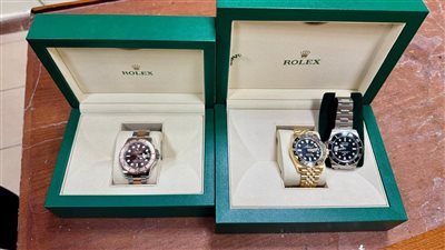 إحباط محاولة راكب إيطالي تهريب ساعات رولكس في مطار شرم الشيخ