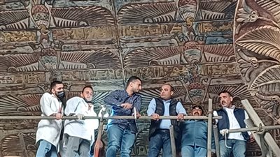 أمين المجلس الأعلى للآثار يتفقد أعمال ترميم وتطوير معبدي إسنا وإدفو 