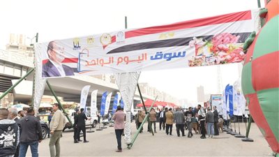 خلال ساعات، سوق اليوم الواحد بإمبابة يفتح أبوابه للمواطنين للأسبوع الثالث