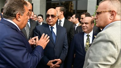 محافظ الدقهلية ووزير العدل يفتتحان مكتب الشهر العقاري بمجمع محاكم المنصورة 