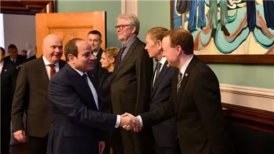  تطورات الأوضاع في الشرق الأوسط تتصدر القمة المصرية الدنماركية