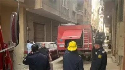 إصابة طبيبة وابنيها في حريق شقة بطنطا