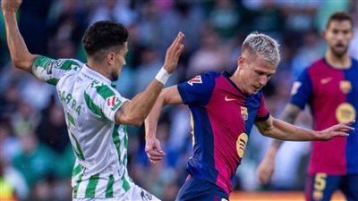 الدوري الإسباني، برشلونة يتقدم على ريال بيتيس بهدف في الشوط الأول (فيديو) 