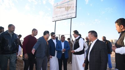 محافظ مطروح يتفقد مدينة شمس الحكمة الجديدة (صور) 