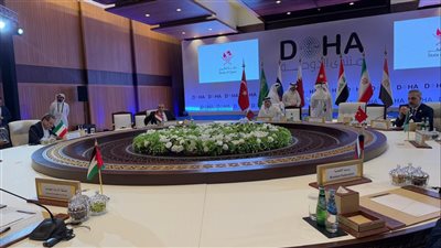 بمشاركة مصر، تفاصيل الاجتماع الوزاري الخاص بشأن الوضع في سوريا بالدوحة (صور) 