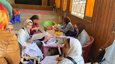 جامعة حلوان تنظم قافلة طبية متكاملة 