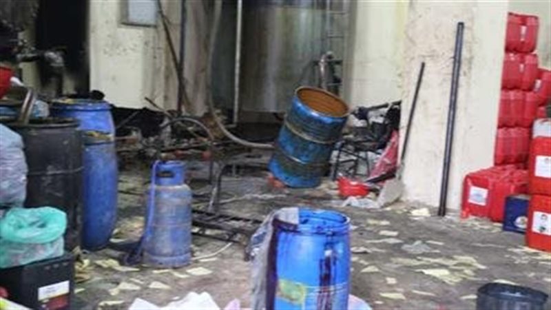 إغلاق مصنع زيوت طعام