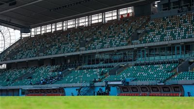 الزمالك يصل إستاد جودسويل أكبابيو استعدادا لمواجهة أنيمبا النيجيري 