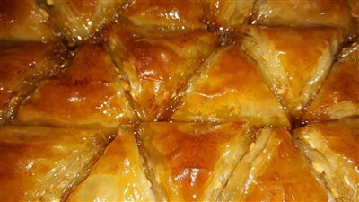 طريقة عمل الجلاش الحلو بدون حشو