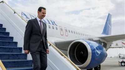 صورة متداولة للحظة وصول بشار الأسد مع زوجته إلى روسيا، ما حقيقتها؟